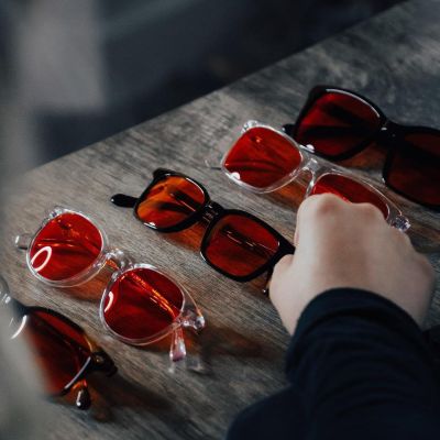 Red Sunset Lenses - Popp Sunset