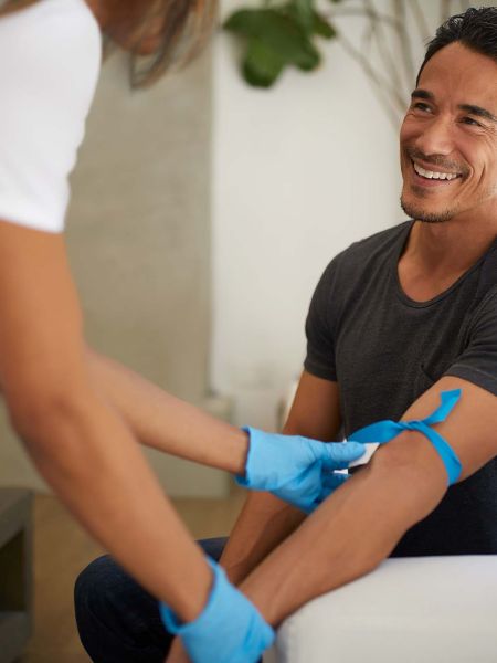 This subscription service regularly tests your blood to provide health reports